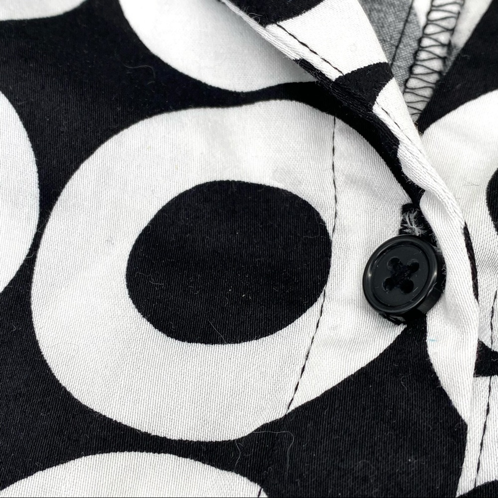 NWOT NY&Co Abstract-Print Button Down Shirt, XS - Picture 11 of 15